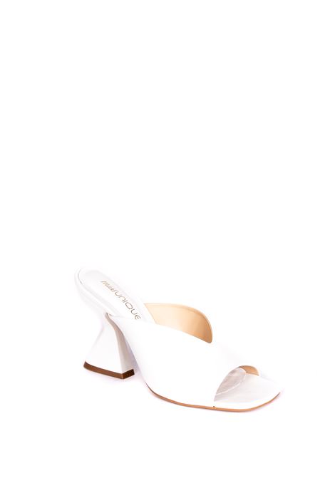 White plain sandal MISS UNIQUE | 1800CVENETO-BRANCO